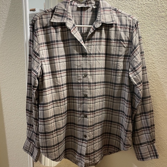Uniqlo Soft Flannel Skipper Shirt, Size M - Picture 1 of 5